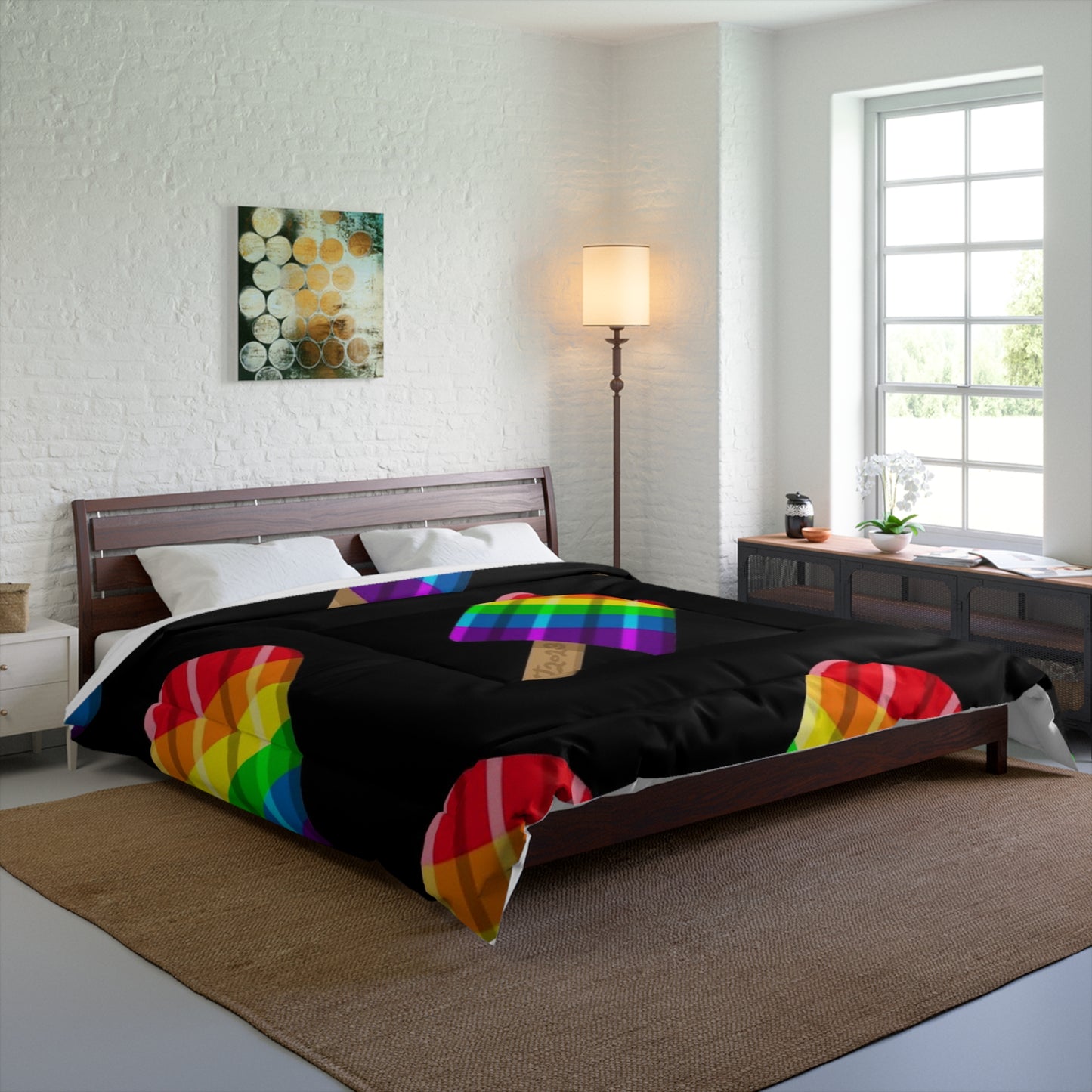 Rainbow Popsicle Comforter – Pride Ice Pop Bedding